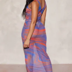 Shape Robe Longue En Mesh Orange à Imprimé Marbré -Jolie Vêtue Soldes Magasin 2a0b71b9e4ab2cd8a12d8e78821d9de1c793619f cnd5199 2