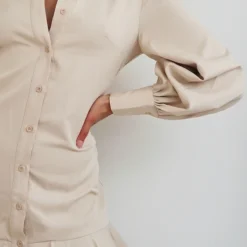 Robe Chemise Gris Pierre à Volants -Jolie Vêtue Soldes Magasin 2a2ad87b33c680d5515043e4168d0215c8f98d5b CMM4341 4