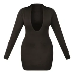 Shape Robe Noire En Crêpe Très Décolletée -Jolie Vêtue Soldes Magasin 2af4f6973f9f3bd1dfadede34cba392f0b6569aa cnd7482 5