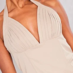 Robe Moulante En Maille Tissée Gris Pierre à Bonnets Plissés Et Dos Nu -Jolie Vêtue Soldes Magasin 2bb1bd0f01ddab8a67fd5872f6c26e4cc86d5ab8 cne3775 4