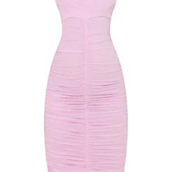 Maternité Robe De Grossesse Mi-longue En Jersey Rose Tendre à Décolleté Et Fronces Détail Contours -Jolie Vêtue Soldes Magasin 2c0fe01f93e17f02ab7c97599b6629a0af31e8a0 cmy8988 6