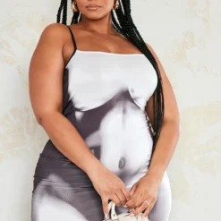 Plus Robe Moulante Noire Imprimé Nu -Jolie Vêtue Soldes Magasin 2cbe953aa598dc4bcfbc1cbf7544f2f44d540995 cne0662 3