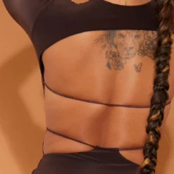 Shape Robe Manches Longues Très Moulante Chocolat Dos Nu à Lanières -Jolie Vêtue Soldes Magasin 2dcb0a56834a26bc323131c9269598673fc0f876 cna6159 4