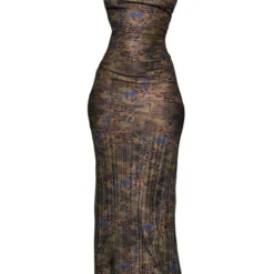 Robe Longue Plissée Multicolore à Imprimé Léopard Et Bretelles -Jolie Vêtue Soldes Magasin 2e97a12c94ae8ed42c141fa558286baca46d91f5 cnc9970 5