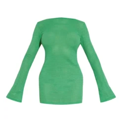 Petite Mini Robe Texturée Verte à Dos Ouvert -Jolie Vêtue Soldes Magasin 2f83ccaccacd59029c40f355a80a446e8b060d5e cne9498 5