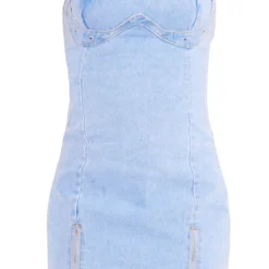 Mini-robe En Jean Bleu Clair Délavé à Détail Zip -Jolie Vêtue Soldes Magasin 2fb8f00d715022dd32b8d148fe3903cbc8269bbf cnc9807 5