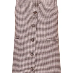 Robe Blazer Style Gilet Oversize Chocolat En Maille Sergée à Carreaux -Jolie Vêtue Soldes Magasin 31f5026403eeb90d5cdbeec548e9ebcbfd97fa97 cnb7162 5