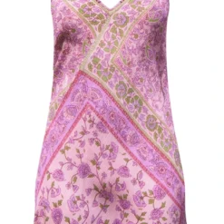 Robe Droite Lilas Imprimé Cachemire à Bretelles -Jolie Vêtue Soldes Magasin 323980fe55ca561d1ed2a054dd01a0db70e73a10 cnd6434 5