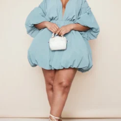 Plus Robe Droite Bleu Poudré Texturée Bouffante 9 Plus Robe Droite Bleu Poudré Texturée Bouffante -Jolie Vêtue Soldes Magasin 3570d6067ff3c8a917fe249a1e56390772e3fa08 cne0680 3