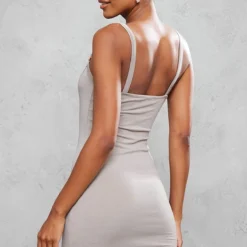 Robe Moulante En Jersey Taupe à Liserés Et Empiècements -Jolie Vêtue Soldes Magasin 35f408d39b5c5ebb286e91b875244218edf859bd cnd2291 2