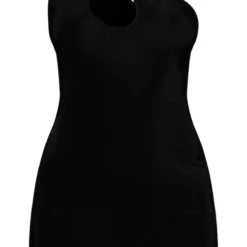 Robe Très Moulante Noire à Bretelle Asymétrique Et Découpe -Jolie Vêtue Soldes Magasin 3646252ba8edf56907469ffbe04dd6c4e551a9e6 cnd2270 5