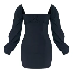 Robe Droite Noire Tissée à Buste Froncé Et Liens à Nouer Dans Le Dos 11 Robe Droite Noire Tissée à Buste Froncé Et Liens à Nouer Dans Le Dos -Jolie Vêtue Soldes Magasin 373273faed80bc0b43dbdc91850e750cd53e1dba cna6834 5