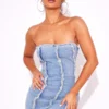 Petite Robe Bustier En Jean Bleu Clair Délavé Vintage -Jolie Vêtue Soldes Magasin 379de60ff77ada8f4e192f4860ceb2bba31e234c cnd7177 1