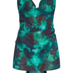 Robe De Plage Verte Fleurie Nouée Dans Le Dos -Jolie Vêtue Soldes Magasin 3848b062edd5ac705aef80ac6c6435bbdade47a4 cna1955 5