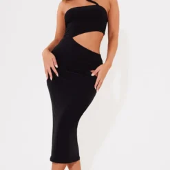 Robe Longue Moulante Noire à Lanières Et Découpes -Jolie Vêtue Soldes Magasin 38539a50b91b2e5b2a59825b8a0925ff1f514344 CND2283 3