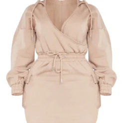 Shape Robe Pull Cache-coeur Taupe Style Utilitaire à Décolleté Et Poches -Jolie Vêtue Soldes Magasin 3932155095e4767e3793b58c6c500c4fd36cebbe cnd6416 5