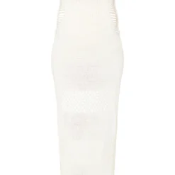 Maternité Robe De Grossesse Longue En Maille Crochet Crème Ajourée Sur Les Côtés -Jolie Vêtue Soldes Magasin 39cdf4cbeaaead6b68a16980c7a2ffd28606eb53 cmz3645 6