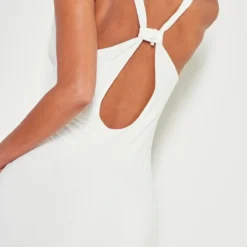 Robe Longue Moulante Crème à Col Bénitier Avec Noeud Et Dos Ouvert -Jolie Vêtue Soldes Magasin 3a074adc5a6850524781c68b774fe00e24fa609e cnd2261 4