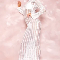 Robe Longue En Maille Tricot Crème à Franges Et Dos Nu -Jolie Vêtue Soldes Magasin 3af62e57786784cc7006eefeb67c9f49bc2aed08 cnc6520 3