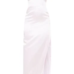 Robe Longue Satinée Blanche Dos Nu à Nouer Dans Le Dos -Jolie Vêtue Soldes Magasin 3bc95a64fcbada7a7117dbbb25c62d72ca590c14 cmz9090 5