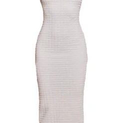Robe Mi-longue Texturée Blanche à Bretelles Et Lacets Au Dos -Jolie Vêtue Soldes Magasin 3d722a7b89b42c80fc1b2d6d96d3df011bfc8fde cmy8590 6