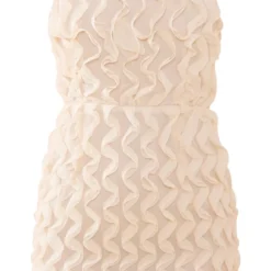 Robe Moulante Texturée Nude à Bretelles Spaghetti -Jolie Vêtue Soldes Magasin 3eb22b7b07e5c1128492fce657c3c86b57f257e6 cnd2019 5