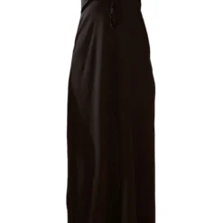 Robe De Plage Longue Noire Crêpée à Nouer -Jolie Vêtue Soldes Magasin 4050e144e2c2a3c4014486487bd3ab202237538f cmy6880 6