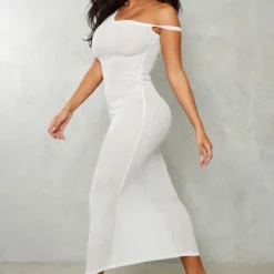 Shape Robe Longue Asymétrique Blanche Transparente Côtelée Douce 9 Shape Robe Longue Asymétrique Blanche Transparente Côtelée Douce -Jolie Vêtue Soldes Magasin 40695f67b1b6a9130c77278207a18d1570549406 cne3635 3