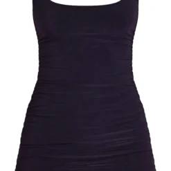 Petite Robe Moulante Froncée Noire Sans Manches Froncée -Jolie Vêtue Soldes Magasin 4126ea2d4df3c9e3f3a287a5cfd553f10fd77127 cna9522 5