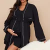 Maternité Robe De Chambre De Grossesse Noire à Slogan Mama -Jolie Vêtue Soldes Magasin 42efba2721026216268fbb170cfbb5ce31206f2f cnd0081 1