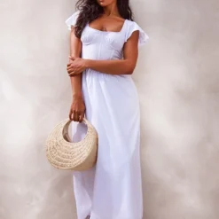 Robe Mi-longue Crème à Détail Corset -Jolie Vêtue Soldes Magasin 43693c1b58e69d3a24468b082df30f28e008b885 cnd2018 3