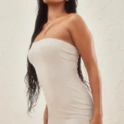 Robe Bustier Moulante Gris Pierre En Suédine -Jolie Vêtue Soldes Magasin 44edc679815c07f316f0fb3bb26d36cba74cad89 cnd0407 3