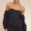 Robe Droite En Broderie Noire à Col Bardot Et Détail Buste -Jolie Vêtue Soldes Magasin 4702ff3fa295c59dfc8ccfe76c0cafa8cf9d7fd0 cnd5490 1