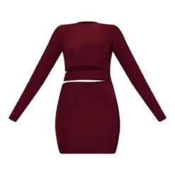 Robe Moulante Prune Foncé à Taille Découpée Et Anneaux -Jolie Vêtue Soldes Magasin 472d65467b48dd4ba83073ff9e4e64a720b94d9b cnc2292 5