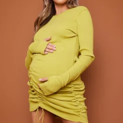 Zero Maternité Robe De Grossesse Moulante Chartreuse Côtelée à Manches Longues Et Devant Froncé 9 Zero Maternité Robe De Grossesse Moulante Chartreuse Côtelée à Manches Longues Et Devant Froncé -Jolie Vêtue Soldes Magasin 47bfdc915f738ed2dd22beb24205627cadfeff42 cna5408 3