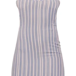 Robe T-shirt Droite En Effet Lin Bleu Découpé à Rayures Et Liens Noués Au Dos 11 Robe T-shirt Droite En Effet Lin Bleu Découpé à Rayures Et Liens Noués Au Dos -Jolie Vêtue Soldes Magasin 481647f82ed602a4ab6897801a9099894ff74078 cne6484 5