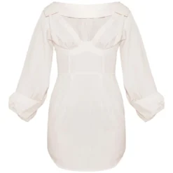 Robe Chemise Gris Pierre Effet Lin à Armatures -Jolie Vêtue Soldes Magasin 4894365042ddb7e42ab20b4de683bcc330c3b4b7 cnd7676 5