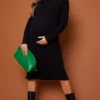 Maternité Robe Pull De Grossesse Mi-longue Oversize Noire à Col Roulé -Jolie Vêtue Soldes Magasin 49079081419cbbf12d51c0273fa41492de4db479 cmz3635 1