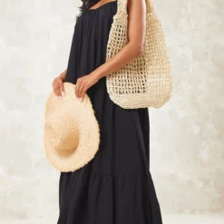 Robe Longue Plissée Noire Superposée à Bretelles 11 Robe Longue Plissée Noire Superposée à Bretelles -Jolie Vêtue Soldes Magasin 4947167ec45412081f66c2041ea552312eb62932 cne1534 1