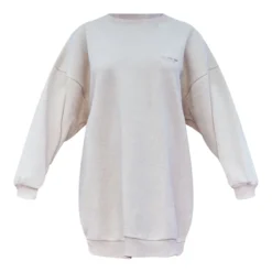 Renew Robe Pull Oversize Avoine à Slogan -Jolie Vêtue Soldes Magasin 494be7e84d3a22655607828f5fd4081dbc74938d CMV0838 5