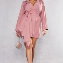 Plus Robe Portefeuille Rose à Ceinture Frangée 8 Plus Robe Portefeuille Rose à Ceinture Frangée -Jolie Vêtue Soldes Magasin 49ffc36602350a4ff9a0c79c249906329291133f cnc7347 3