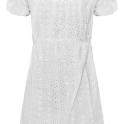 Robe Droite Blanche à Mancherons Et Détail Broderie Anglaise -Jolie Vêtue Soldes Magasin 4ae42e675755e06d1ca5eb5c464b259739822b20 cnd4303 5