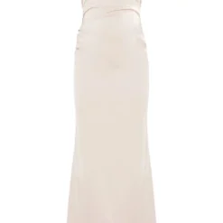 Robe Longue Champagne à Bretelles Et Dos Nu Bénitier -Jolie Vêtue Soldes Magasin 4ae558215e81e22d13e0ee238be6af4e2a7d68bf cnd9177 5