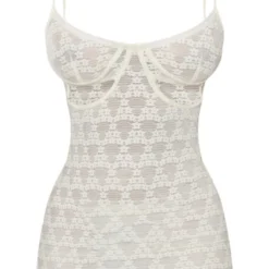 Shape Mini Robe Texturée Crème à Armatures Et Découpes -Jolie Vêtue Soldes Magasin 4af9c0f9a2a4d5279cb5b98a1fe941bb0f78a179 cne3471 5