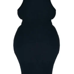 Plus Robe Moulante Douce Noire à Dos Nageur -Jolie Vêtue Soldes Magasin 4bf38c1d4c2e855faf7c6de3a3d0819e5b71b229 cnc9596 5