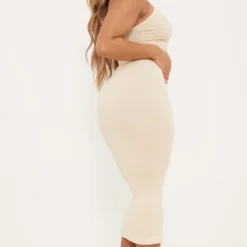 Shape Robe Mi-longue Douce Sable Clair Sans Coutures -Jolie Vêtue Soldes Magasin 4d00ff71ff07a5a428c1861c3c1baf081d78a838 cnd2507 3