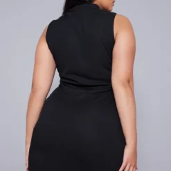 Plus Robe Moulante Côtelée Noire à Col Montant Et Découpes 8 Plus Robe Moulante Côtelée Noire à Col Montant Et Découpes -Jolie Vêtue Soldes Magasin 4e6a76afc2038438a76317d36c8c49854d8f82db cnd2485 2