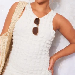 Robe Moulante Texturée Blanche Sans Manches à Dos Nageur 10 Robe Moulante Texturée Blanche Sans Manches à Dos Nageur -Jolie Vêtue Soldes Magasin 50e45ceef4f3a9035be8bcb9d266980fc0ab4d94 cmy8353 5