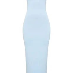 Robe Longue En Jersey Bleu Vif à Bretelles Dans Le Dos -Jolie Vêtue Soldes Magasin 51e1786570510c1cf5b41f276f99483bcab9152b cnd5507 5