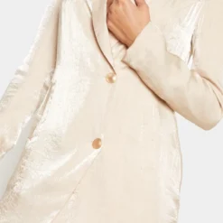 Robe Blazer Champagne Irisée à Boutons Dorés -Jolie Vêtue Soldes Magasin 531bf687ecb29250397950e26421a0e0c3c83bcd CMF4191 5